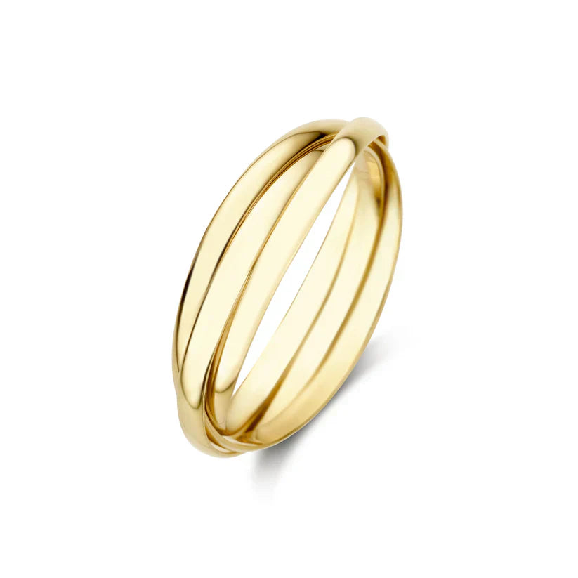 LéNa Trielle Ring | Gold-Tone