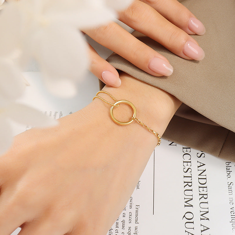 Luria Gold-Tone Hoops Bracelet