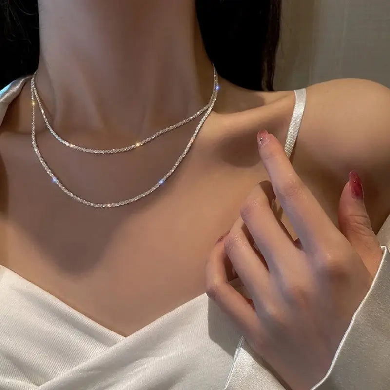 Luxury Necklace with Zirconias