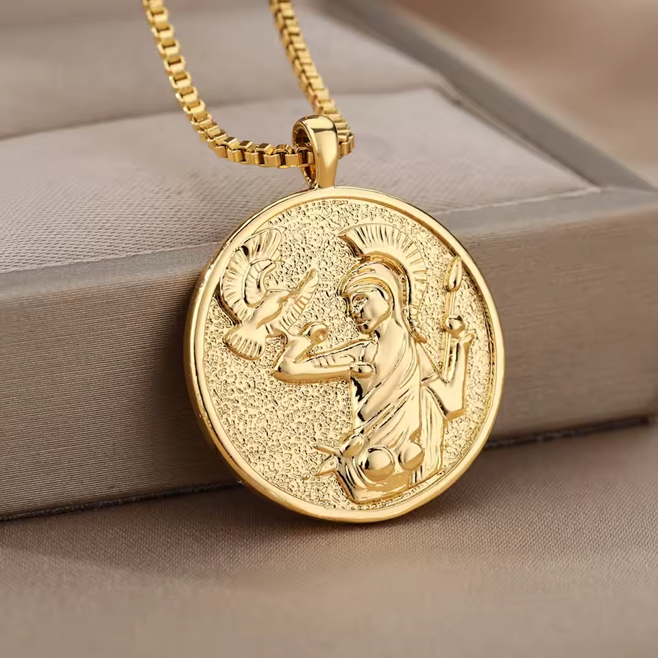 Necklace of Athena Goddess of Wisdom and Courage
