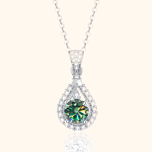 Alindra Voselle Necklace | White Gold-Tone