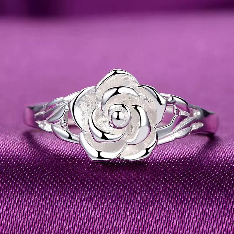 Purity ivory rose ring
