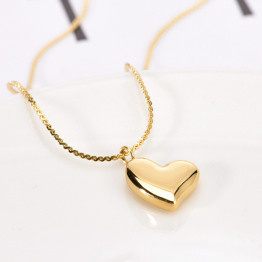 Dorothea Gold-Tone Heart Necklace