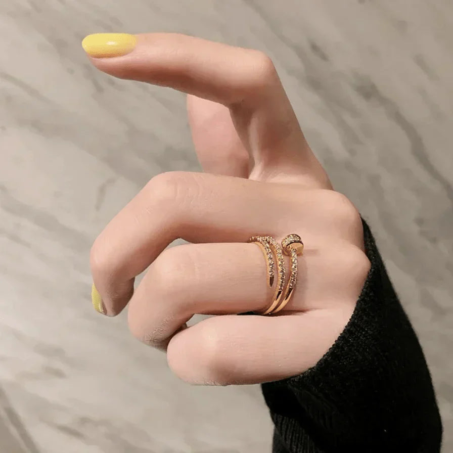 Athena's Pin adjustable ring