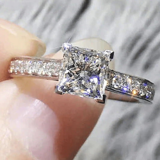 Caliope princess cut ring