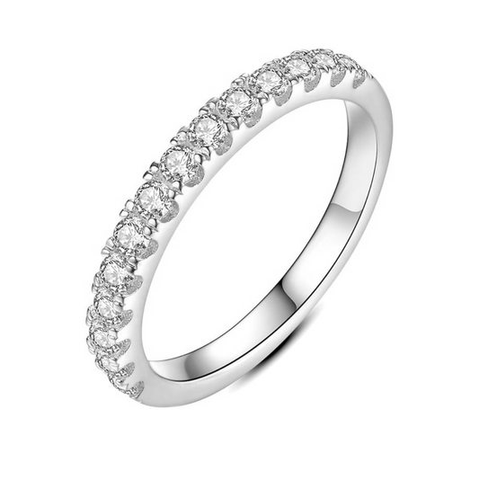 Wedding Ring | White Gold-Tone