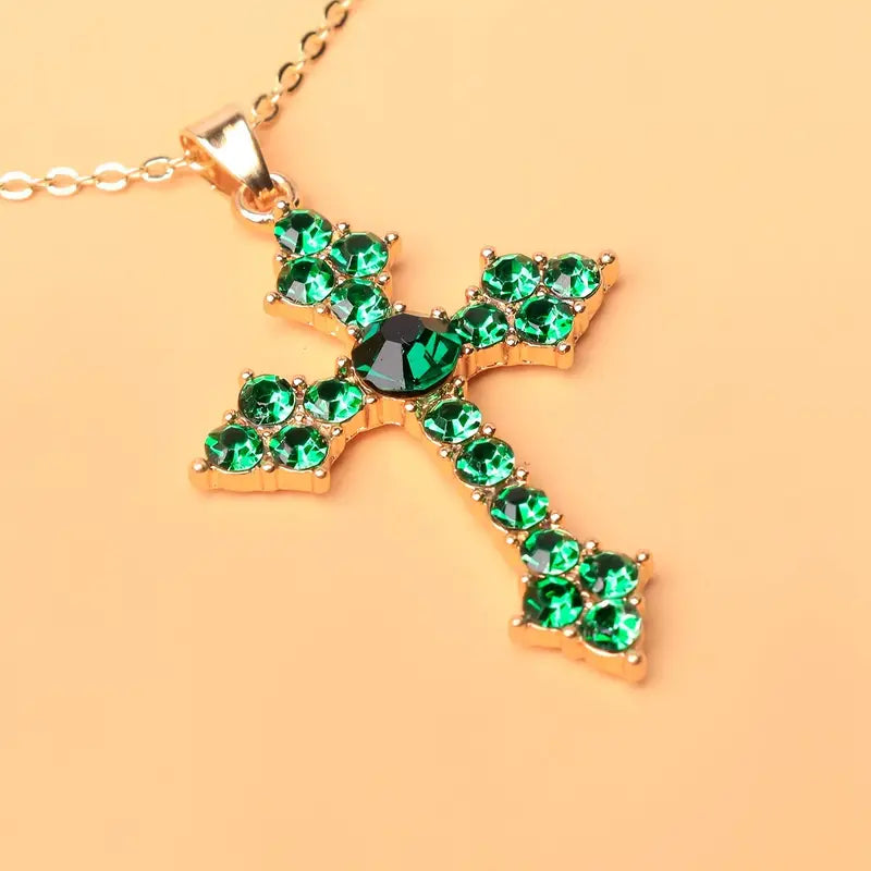 Veridienne CroixcœUr Necklace | Gold-Tone