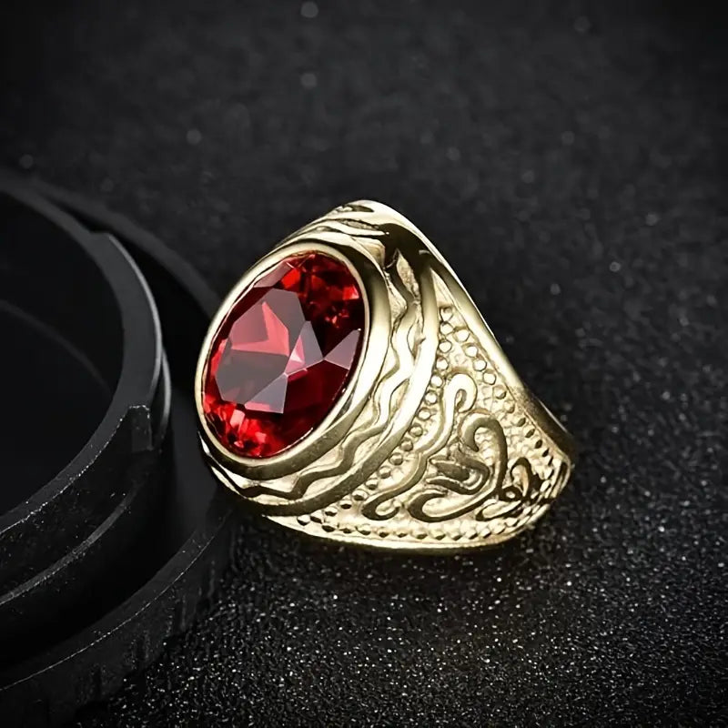 Ravelle Sangris Ring | Gold-Tone