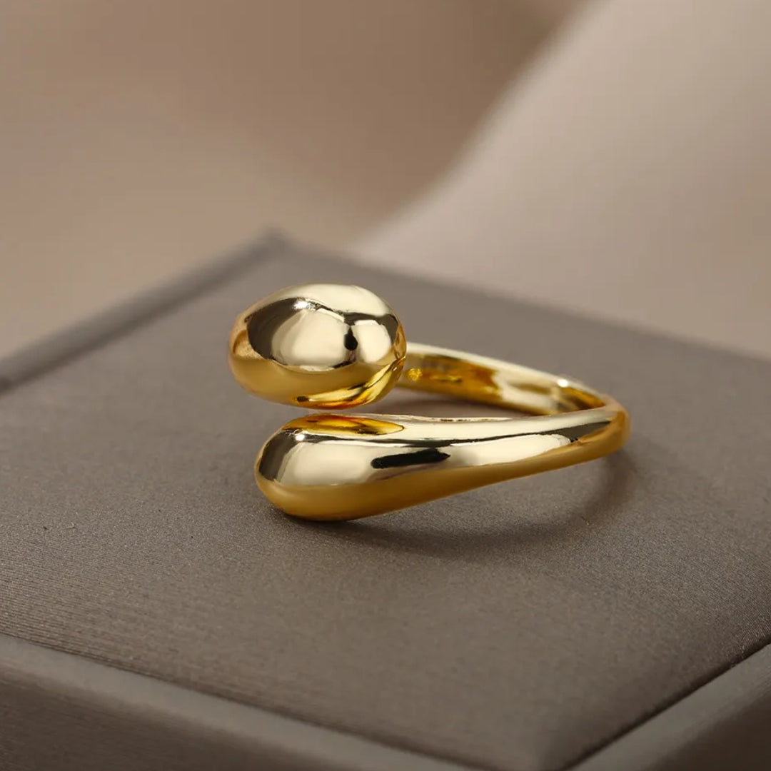 Adjustable Gold-Tone Ring
