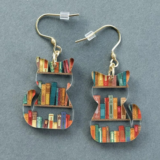 Vintage Multicolor Kitten Earrings