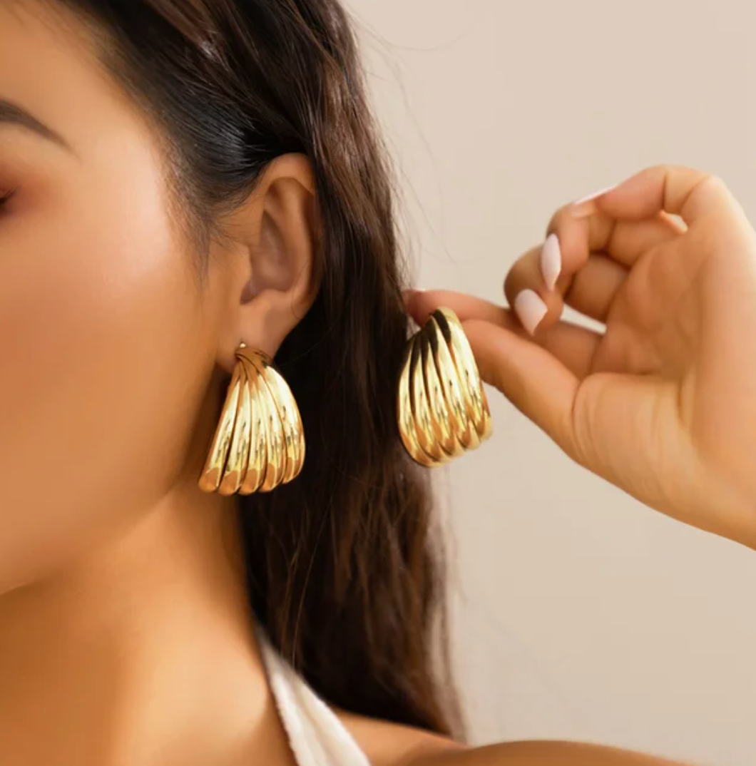 Gold-Tone Hammock Earrings
