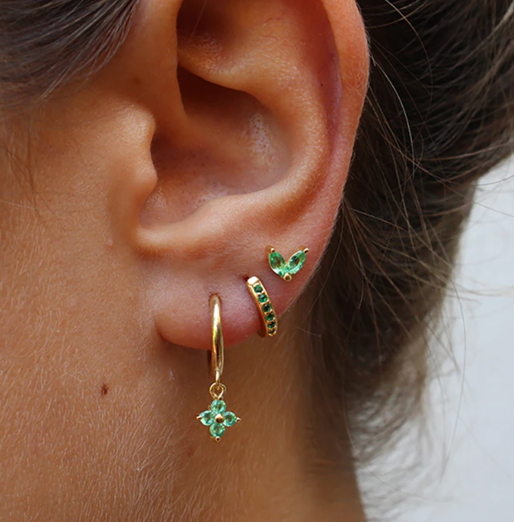 Gold-Tone Stud and Drop Earrings