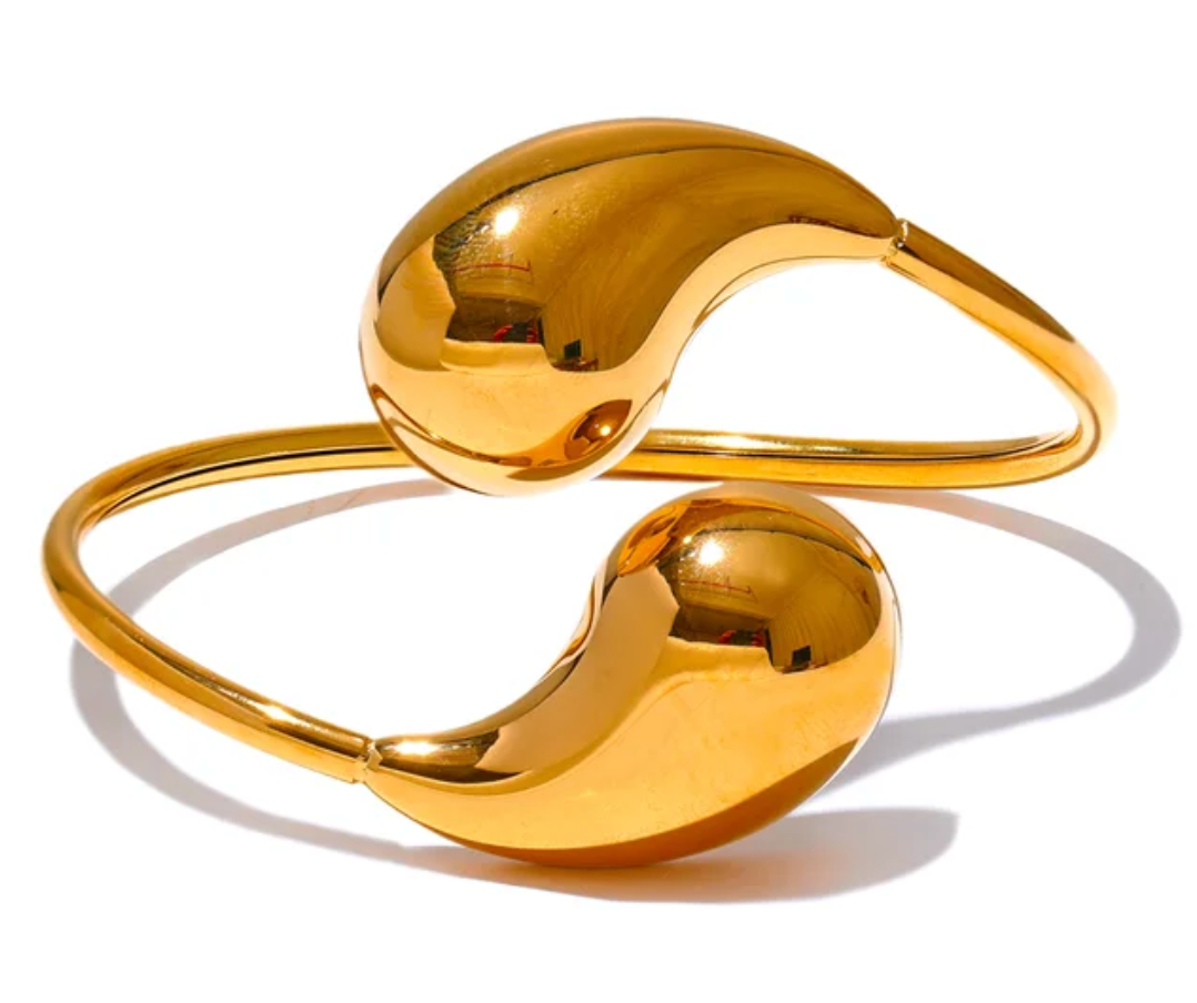 Gold-Plated Yin Yang Bracelet