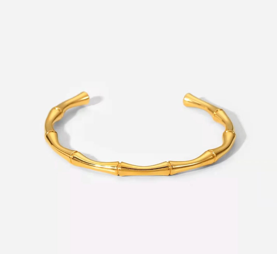 Gold-Plated Forest Branch Style Bracelet