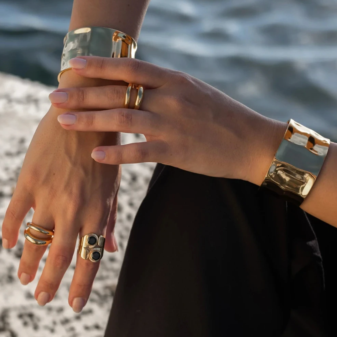 Gold-Plated Mediterranean Style Bracelet