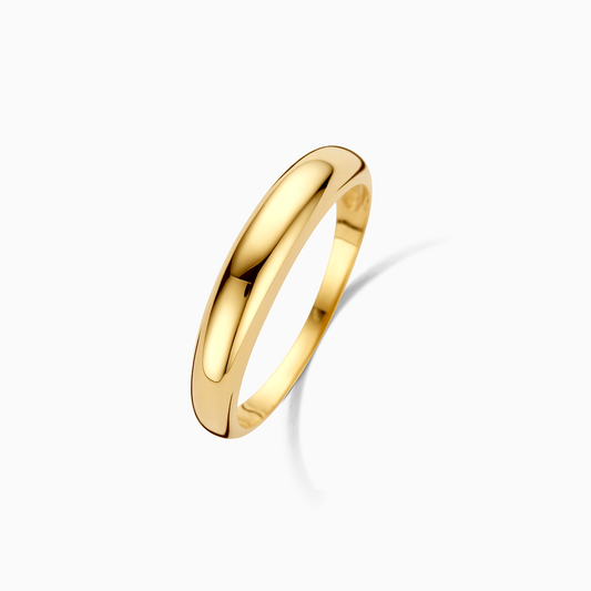 Midi Dome Ring | Gold-Tone