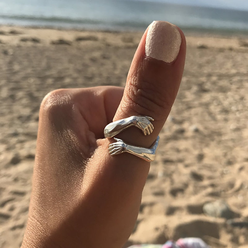 925 silver "Hug" Ring