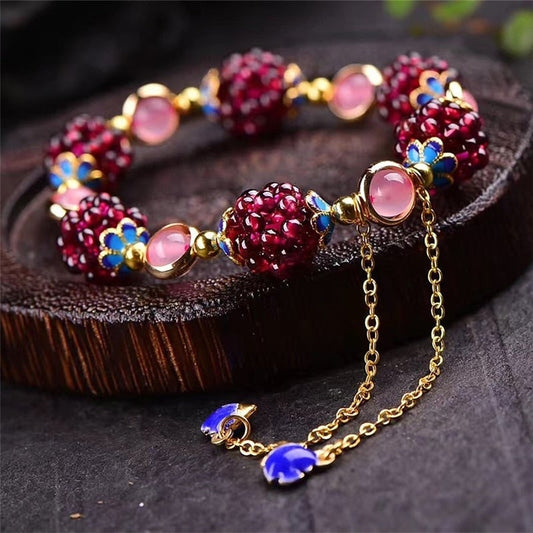 Garnet Natural Stone Bracelet