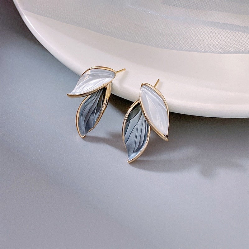 Luxury Enamel Lucky Wings Earrings