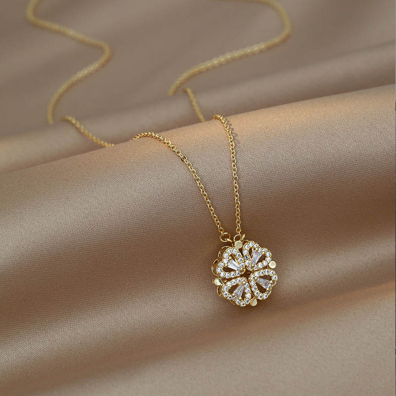 Necklace with Crystal Heart