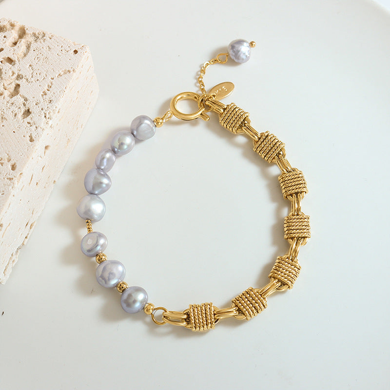 Regalia Gold-Tone Pearl Bracelet