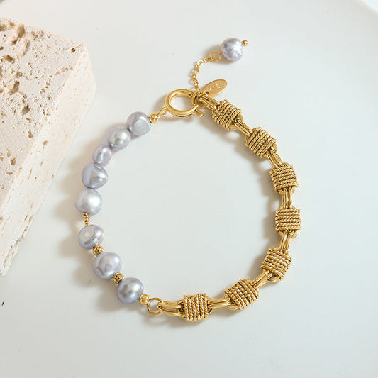 Regalia Gold-Tone Pearl Bracelet