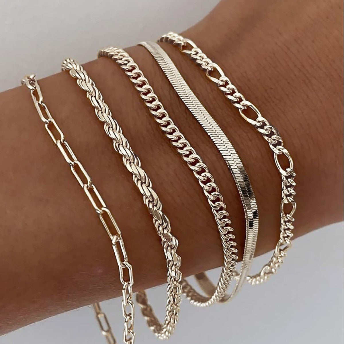 Ellis Renner Bracelet Set | White Gold-Tone