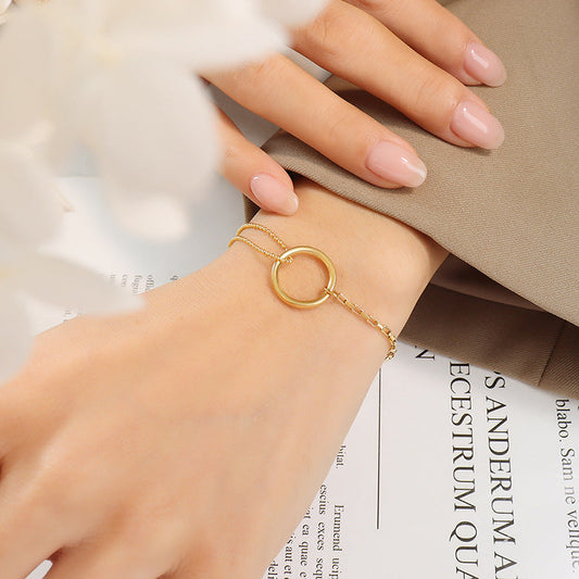 Luria Gold-Tone Hoops Bracelet