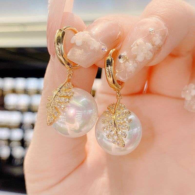 Paradise pearl earrings