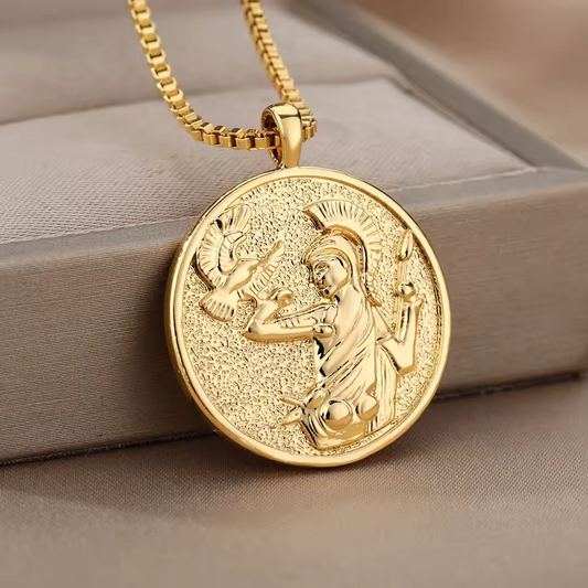 Necklace of Athena Goddess of Wisdom and Courage