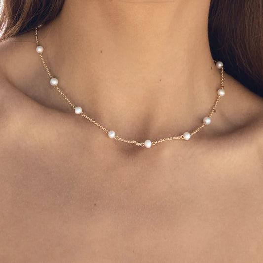 Isle freshwater pearl necklace