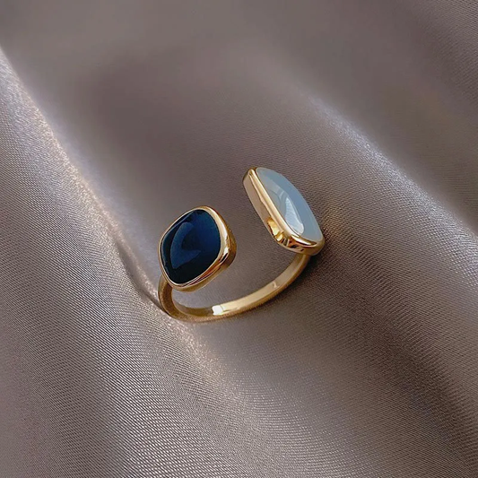 Adjustable Gold-Tone Equilibrium Ring