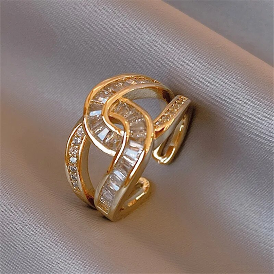 Marina - Elegant adjustable knot ring