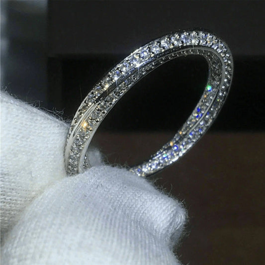 Julianne woven band ring